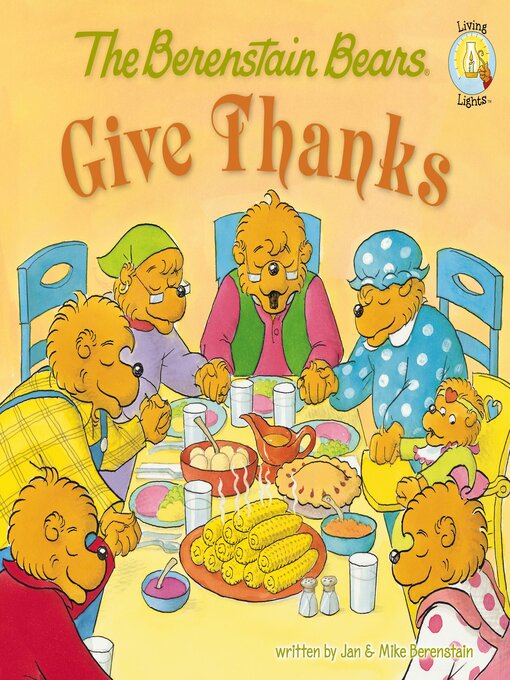 Cover image for The Berenstain Bears Give Thanks
